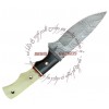 REBEL WOLF RANGER DAMASCUS 1095 HC & 15N20 KNIFE 9.75 INCH